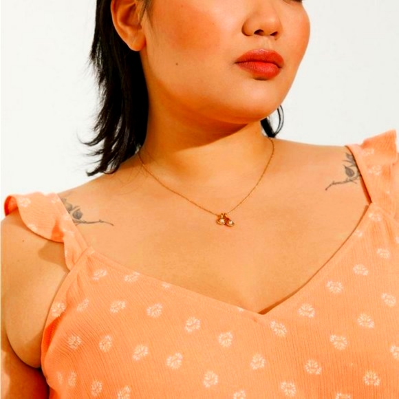 ❤️NWT VINTAGE TORRID FLORAL WASHABLE CRINKLE GAUZE CAMI - PEACH TANK - PLUS SIZE - Picture 12 of 15